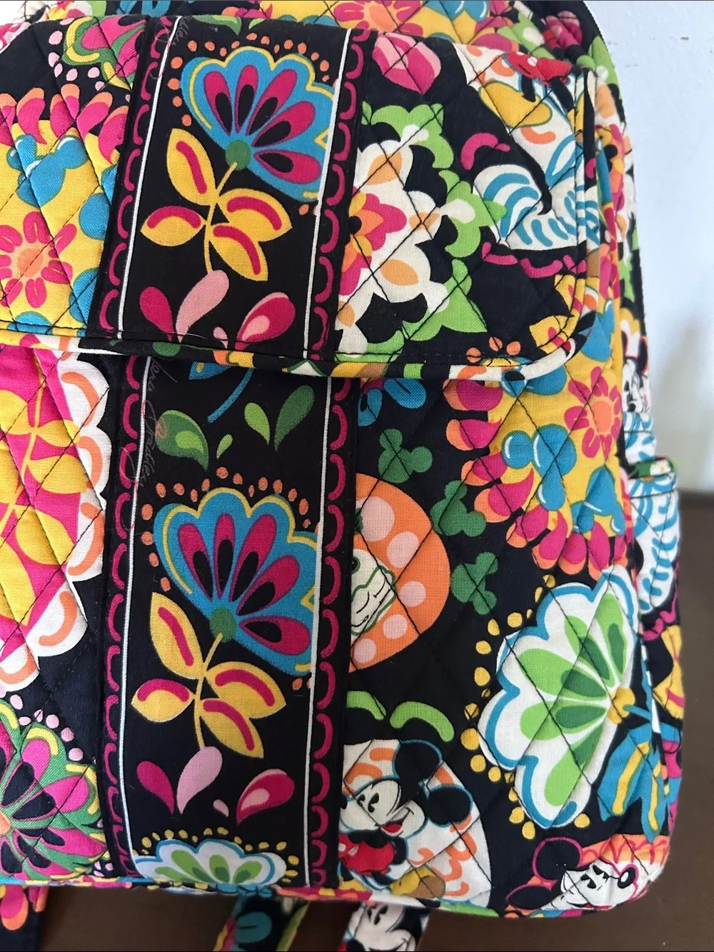 Vera Bradley x Disney Parks Midnight with Mickey Quilted Backpack